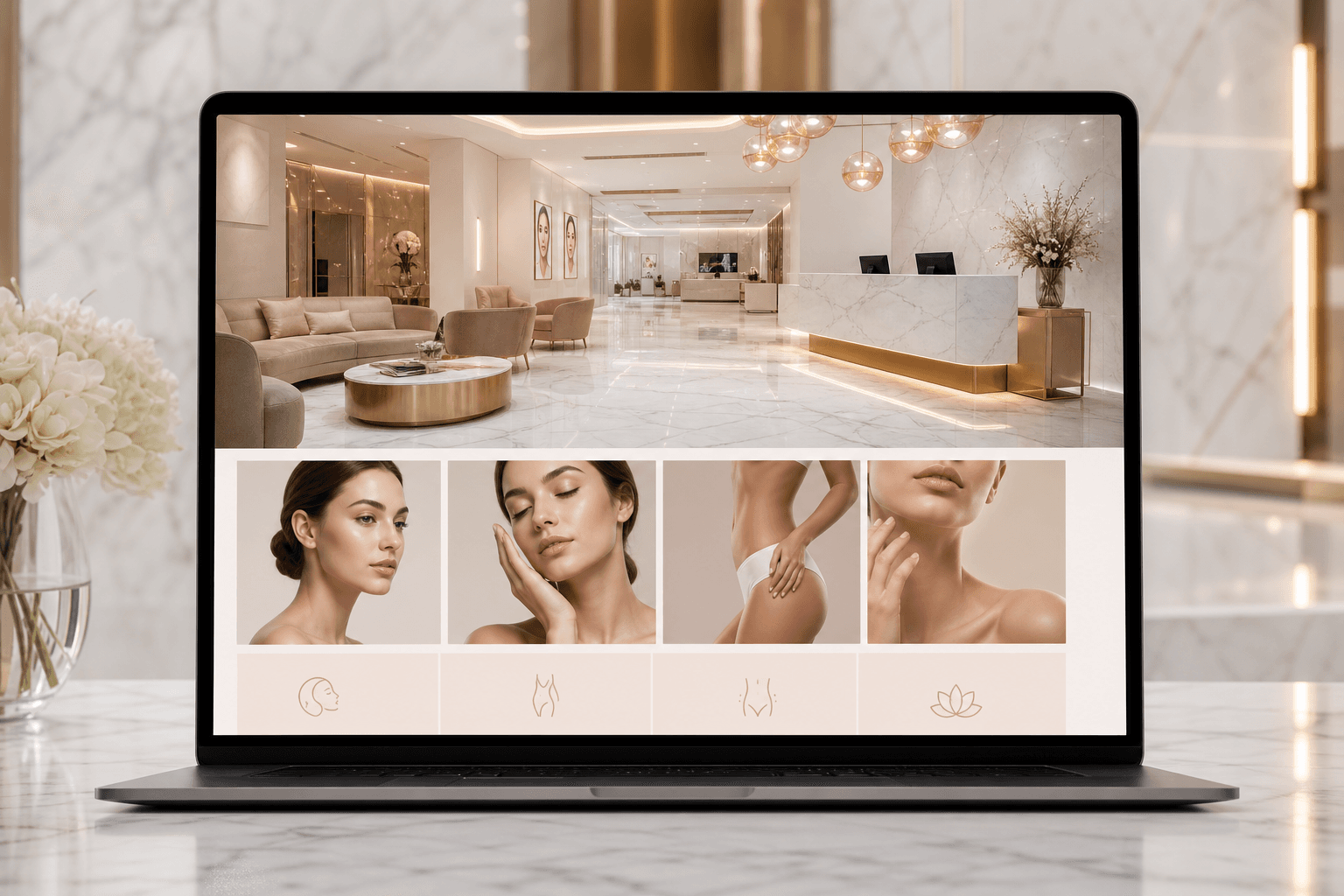 thiết kế website thẩm mỹ viện