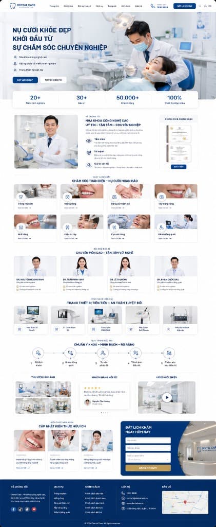Template Website Nha Khoa — Bứt Phá Marketing