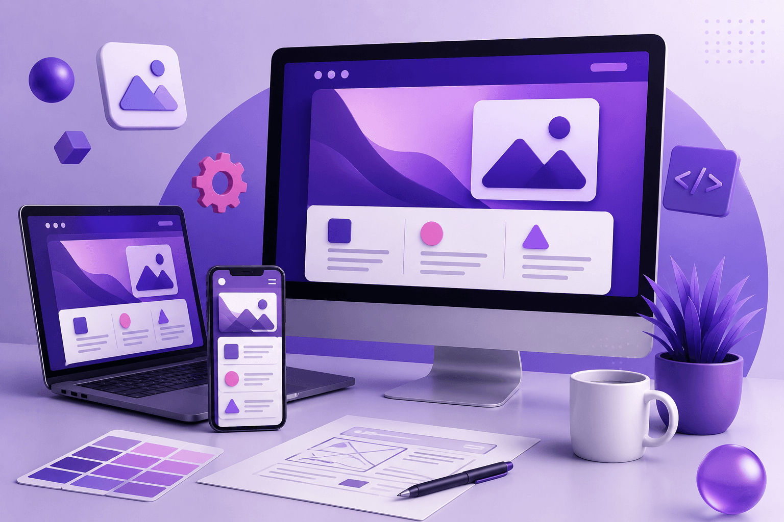 Quy trình thiết kế website 7 bước tại Bứt Phá Marketing