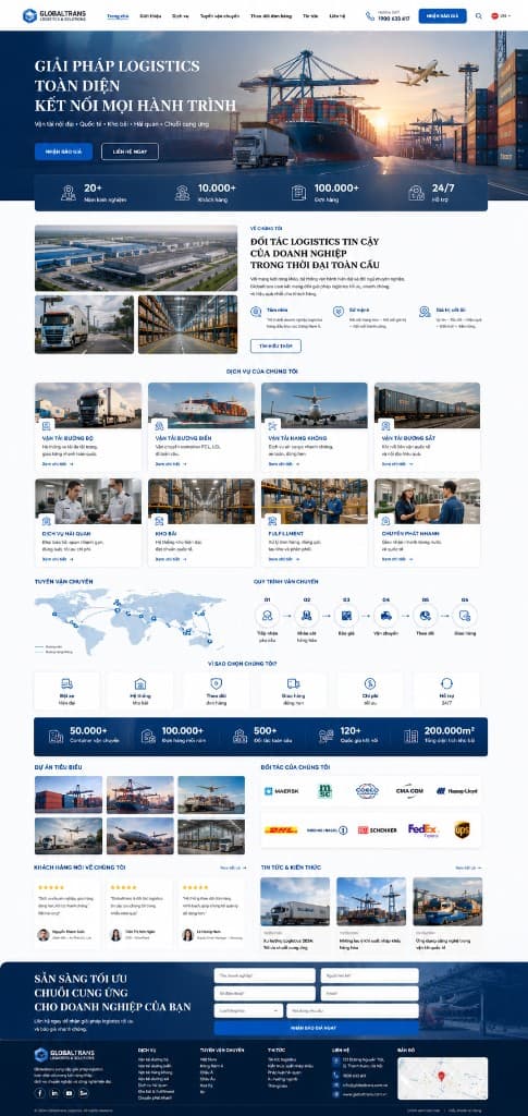 Tra cứu vận đơn trên website logistics