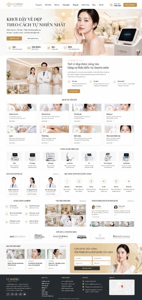Template website spa