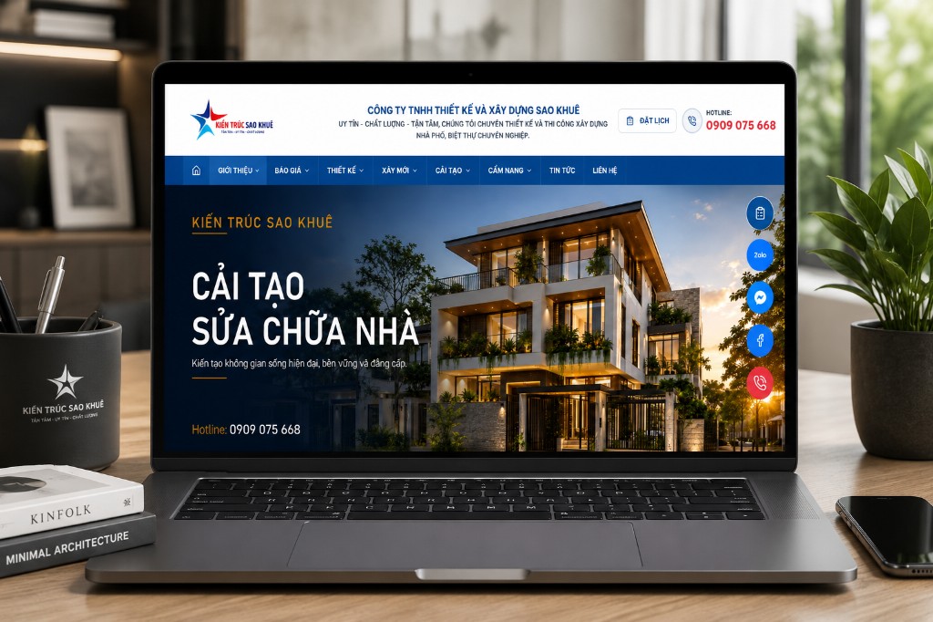 Case study Kiến Trúc Sao Khuê