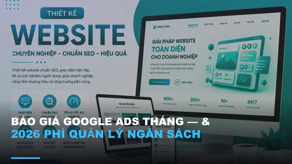 Báo giá google ads tháng