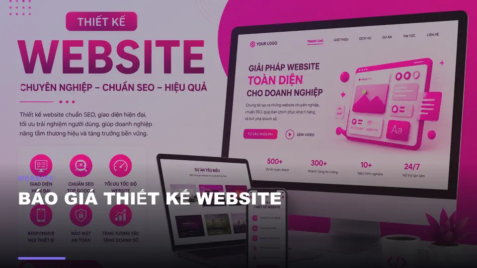 Báo giá thiết kế website