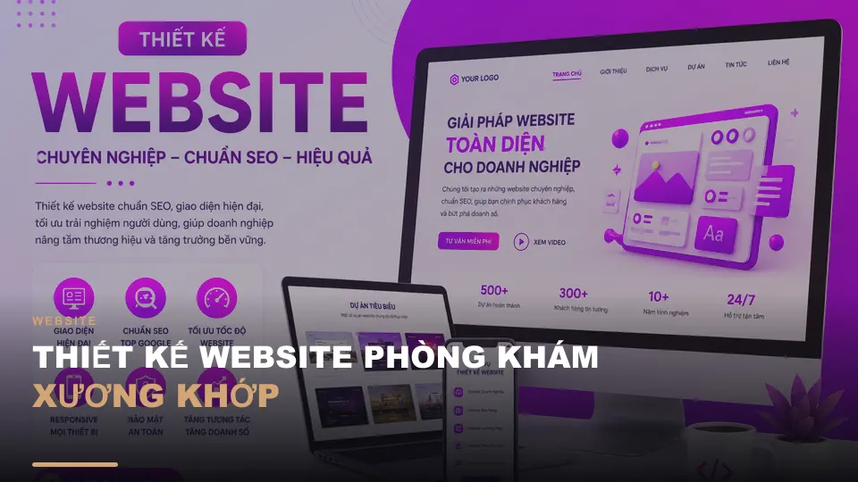 Thiết kế website phòng khám xương khớp