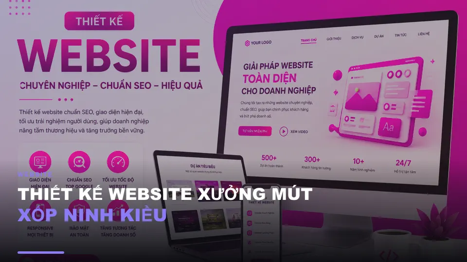 Thiết kế website xưởng mút xốp ninh kiều