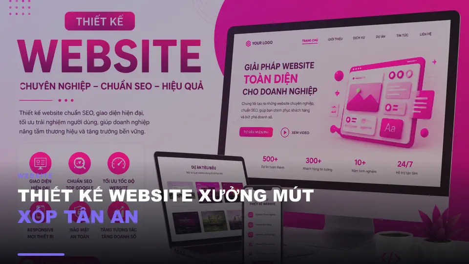 Thiết kế website xưởng mút xốp tân an