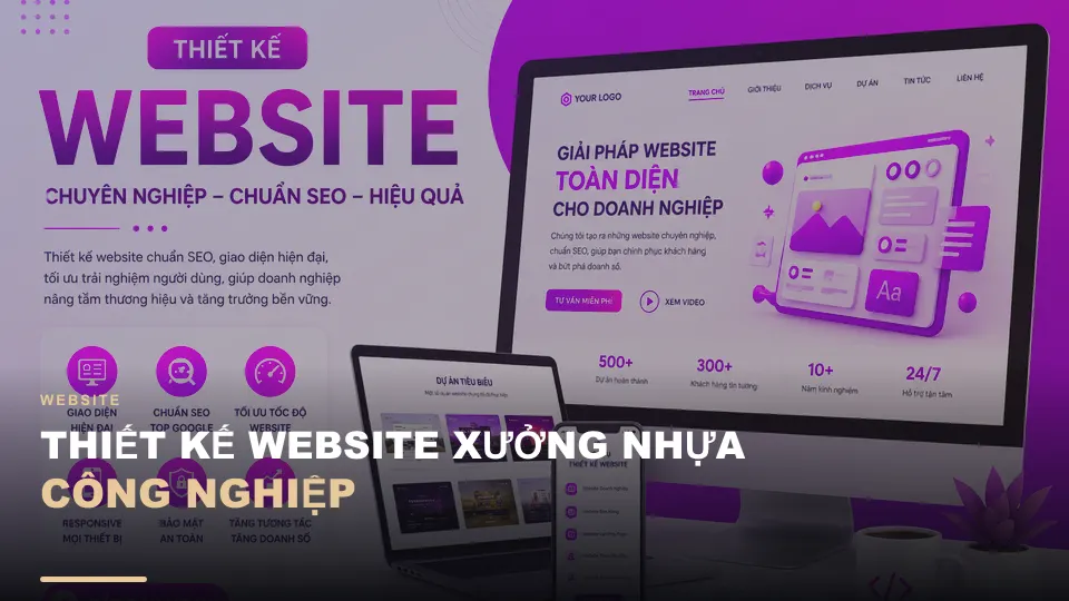 Thiết kế website xưởng nhựa công nghiệp