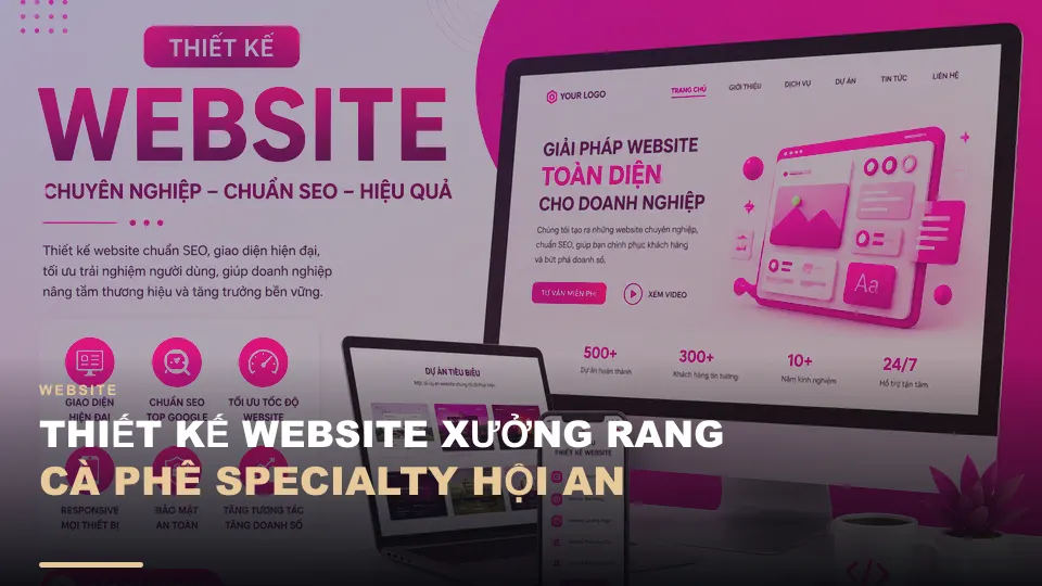 Thiết kế website xưởng rang cà phê specialty hội an