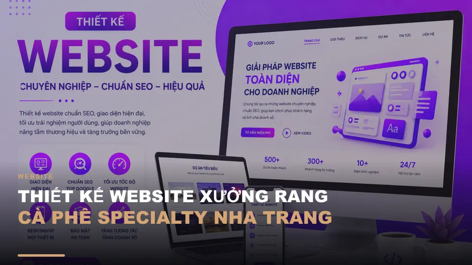 Thiết kế website xưởng rang cà phê specialty nha trang