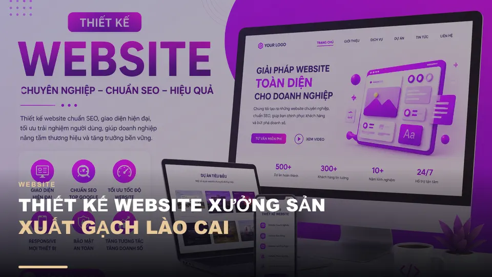 Thiết kế website xưởng sản xuất gạch lào cai