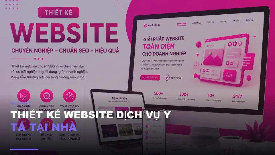 Thiết kế website dịch vụ y tá tại nhà