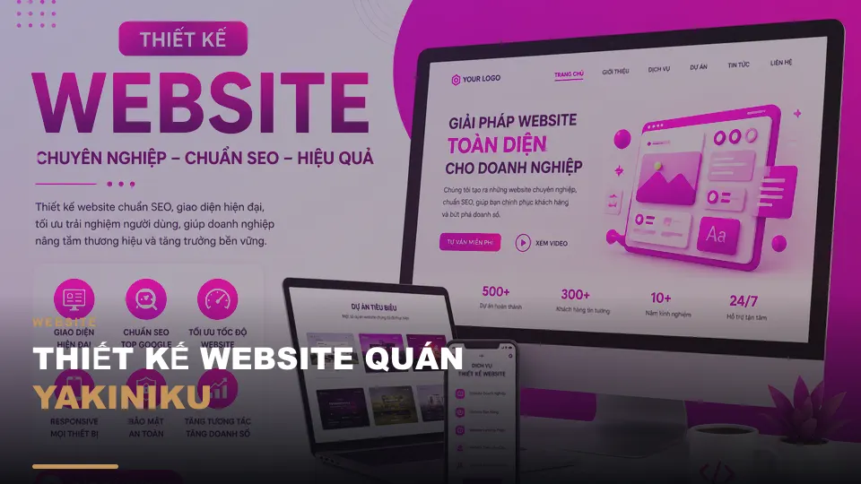 Thiết kế website quán yakiniku