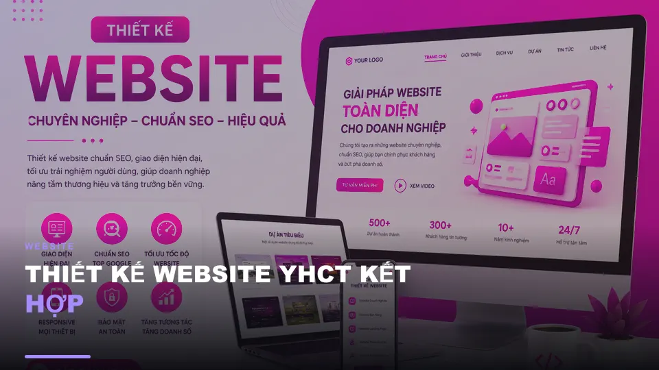Thiết kế website yhct kết hợp