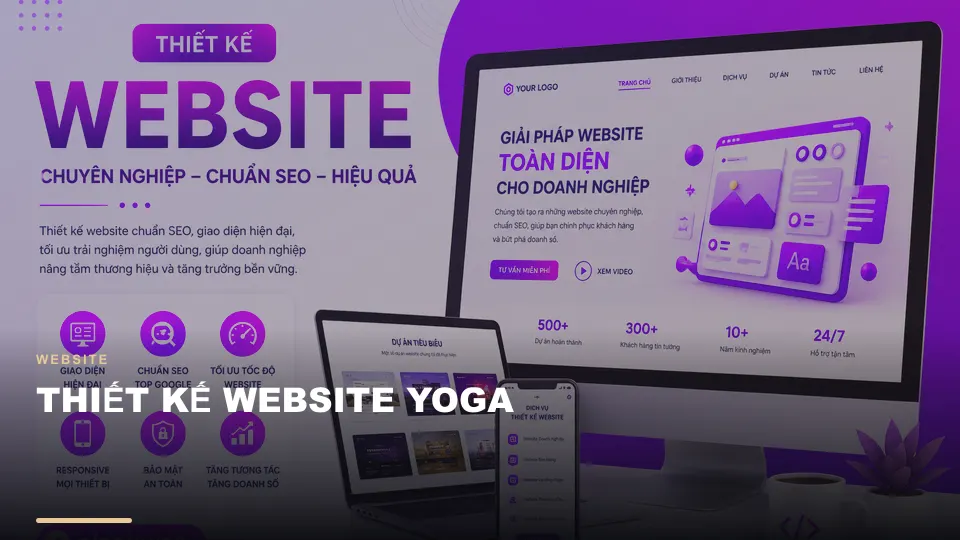 Thiết kế website yoga