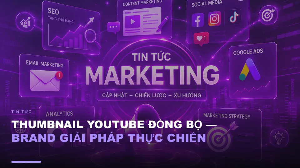 Thumbnail youtube đồng bộ brand — giải pháp thực chiến
