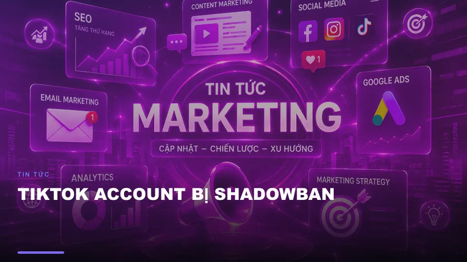 Tiktok account bị shadowban