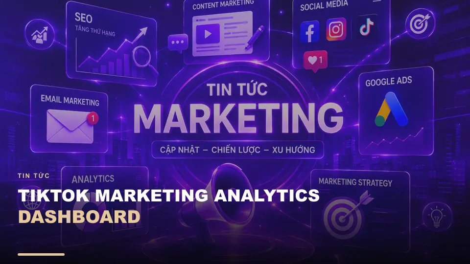 Tiktok marketing analytics dashboard