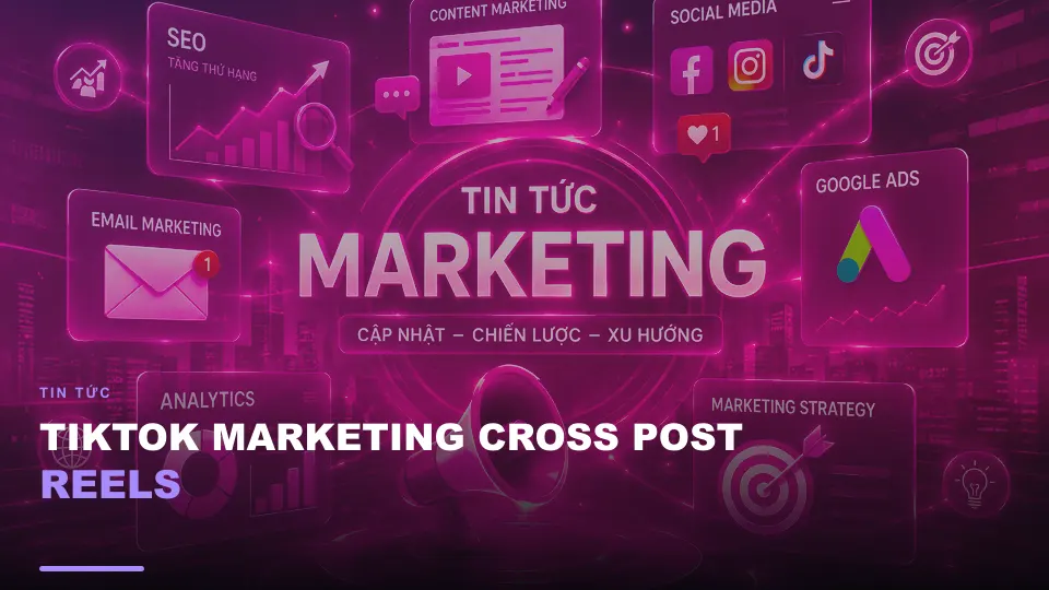 Tiktok marketing cross post reels