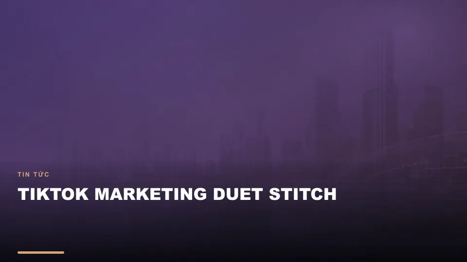 Tiktok marketing duet stitch