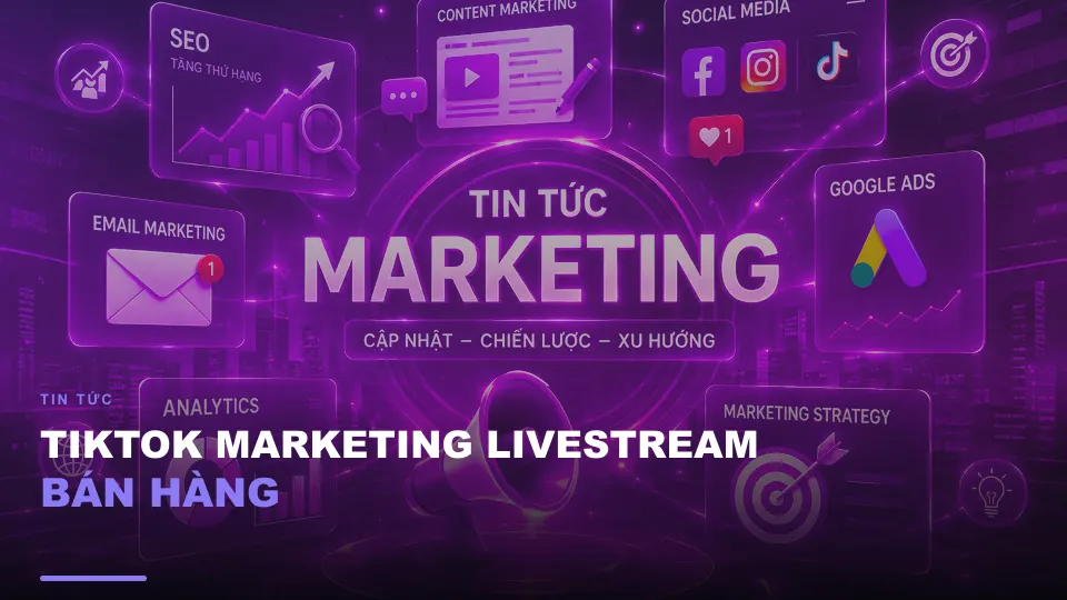 Tiktok marketing livestream bán hàng