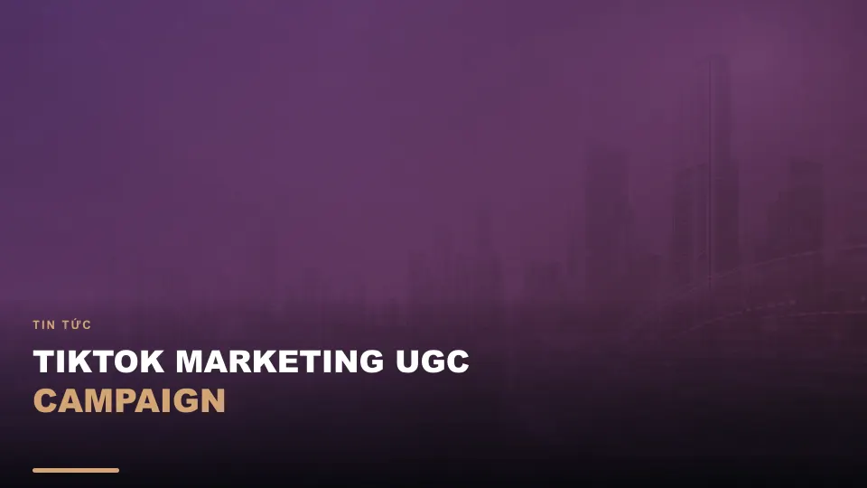 Tiktok marketing ugc campaign