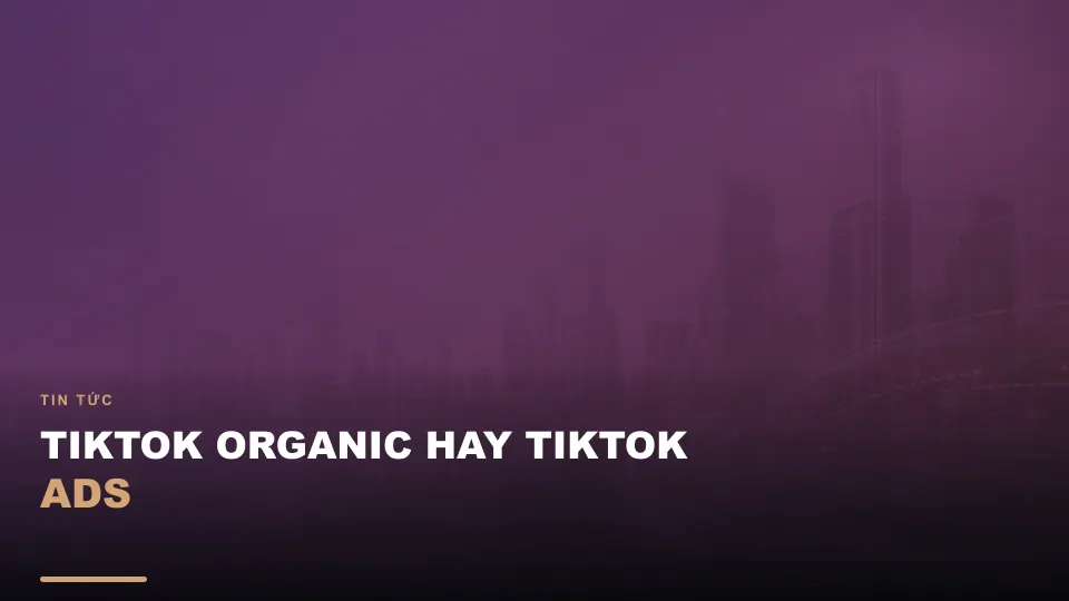 Tiktok organic hay tiktok ads