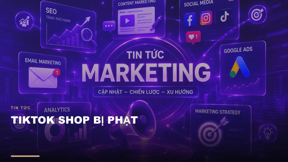 Tiktok shop bị phạt
