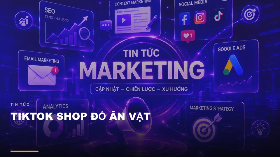 Tiktok shop đồ ăn vặt
