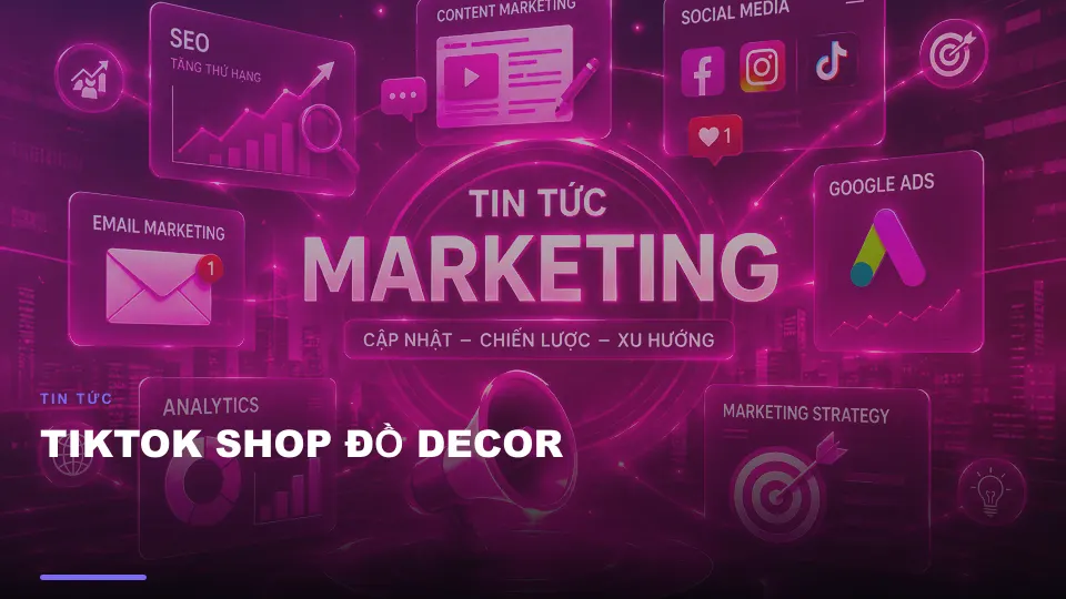 Tiktok shop đồ decor