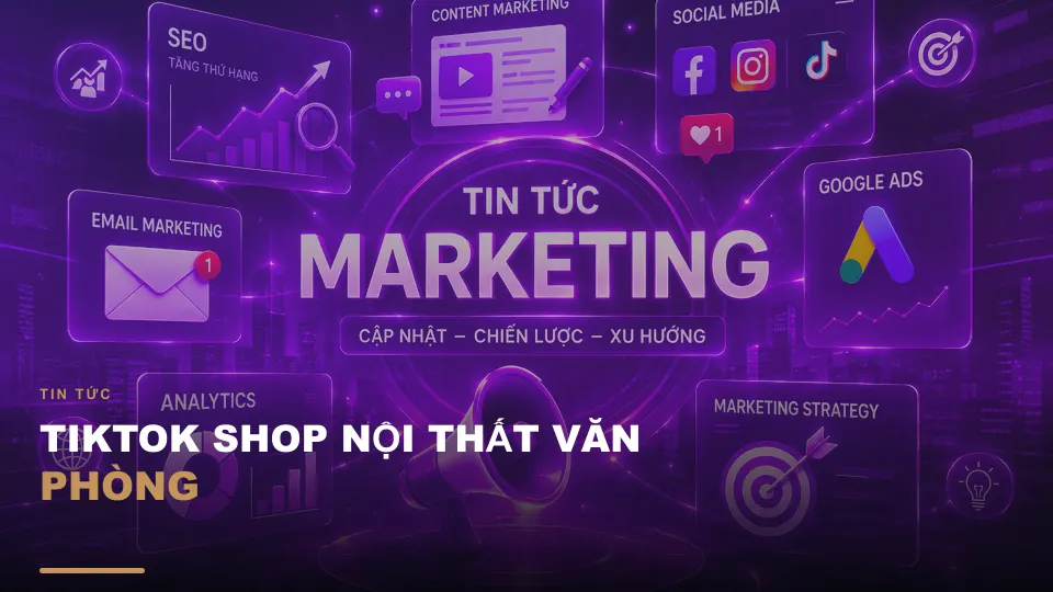 Mockup website nội thất văn phòng — portfolio office Infinity và không gian làm việc hiện đại