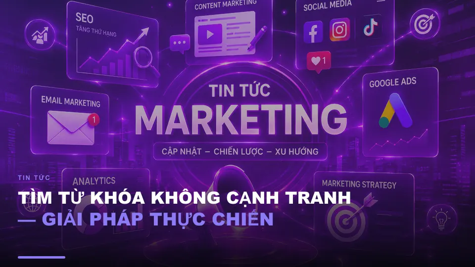 Tìm từ khóa không cạnh tranh — giải pháp thực chiến