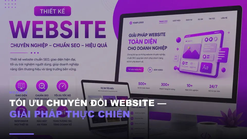 Tối ưu chuyển đổi website — giải pháp thực chiến