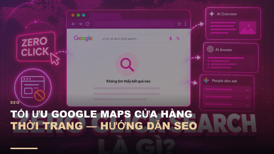 Tối ưu google maps cửa hàng thời trang