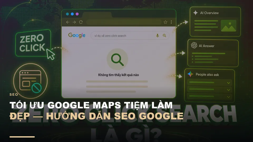 Tối ưu google maps tiệm làm đẹp