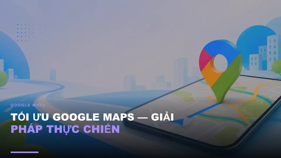 Tối ưu google maps — giải pháp thực chiến