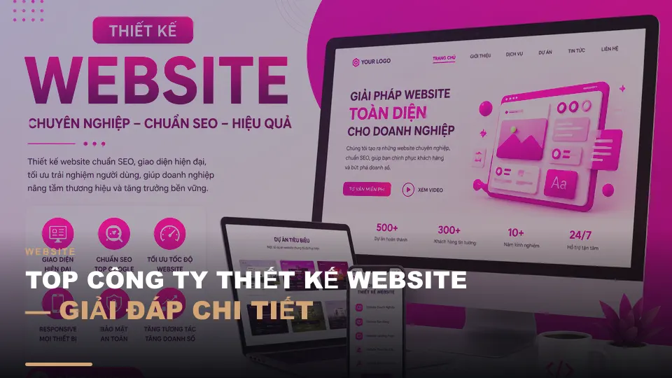 Top công ty thiết kế website — giải đáp chi tiết