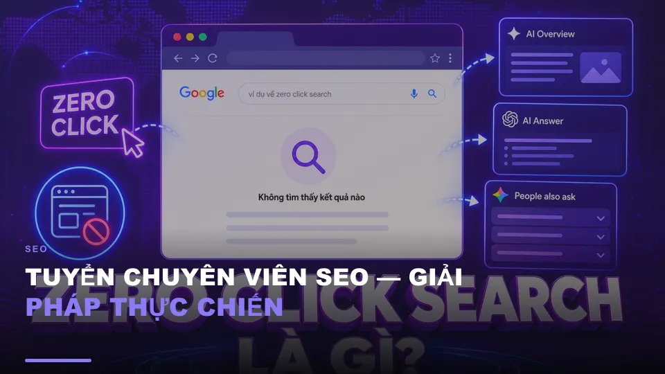 Tuyển chuyên viên seo — giải pháp thực chiến