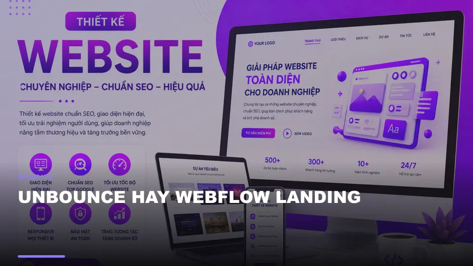 Unbounce hay webflow landing