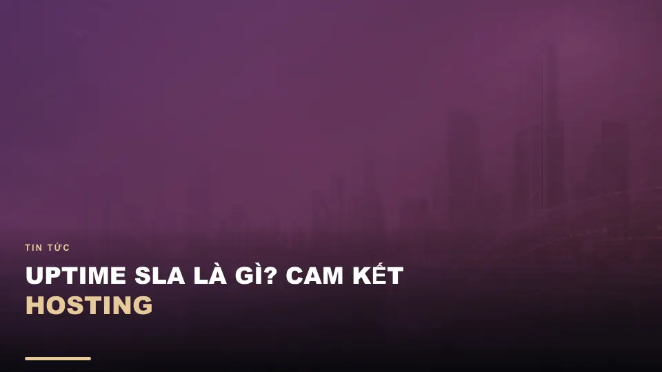 Uptime sla là gì? cam kết hosting