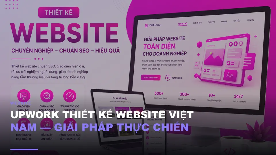 Upwork thiết kế website việt nam — giải pháp thực chiến