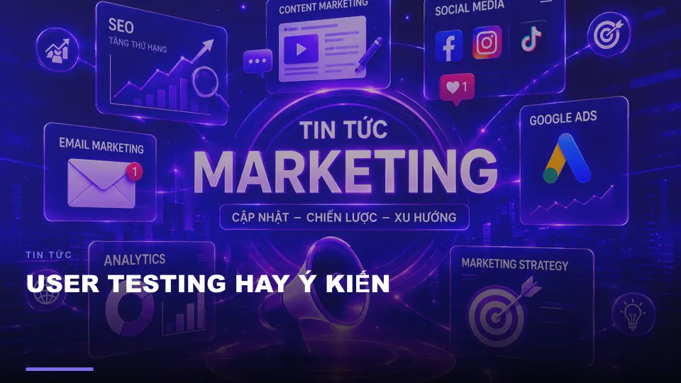 User testing hay ý kiến
