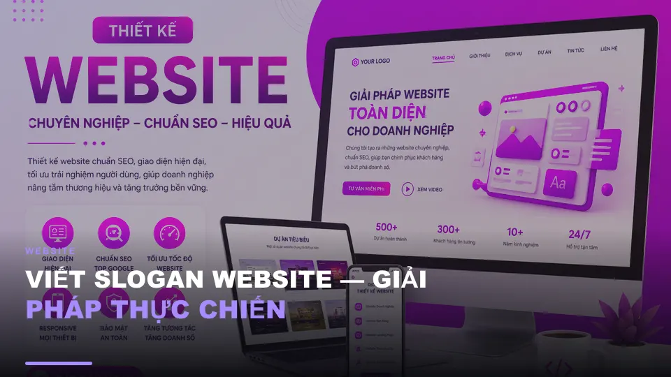 Viết slogan website — giải pháp thực chiến