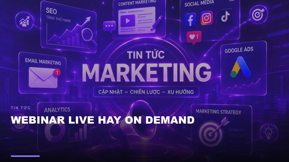 Webinar live hay on demand