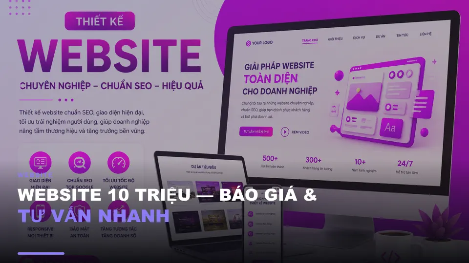 Website 10 triệu — báo giá & tư vấn nhanh