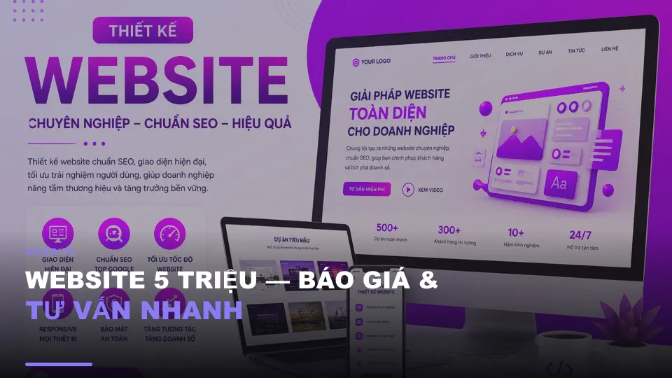 Website 5 triệu — báo giá & tư vấn nhanh
