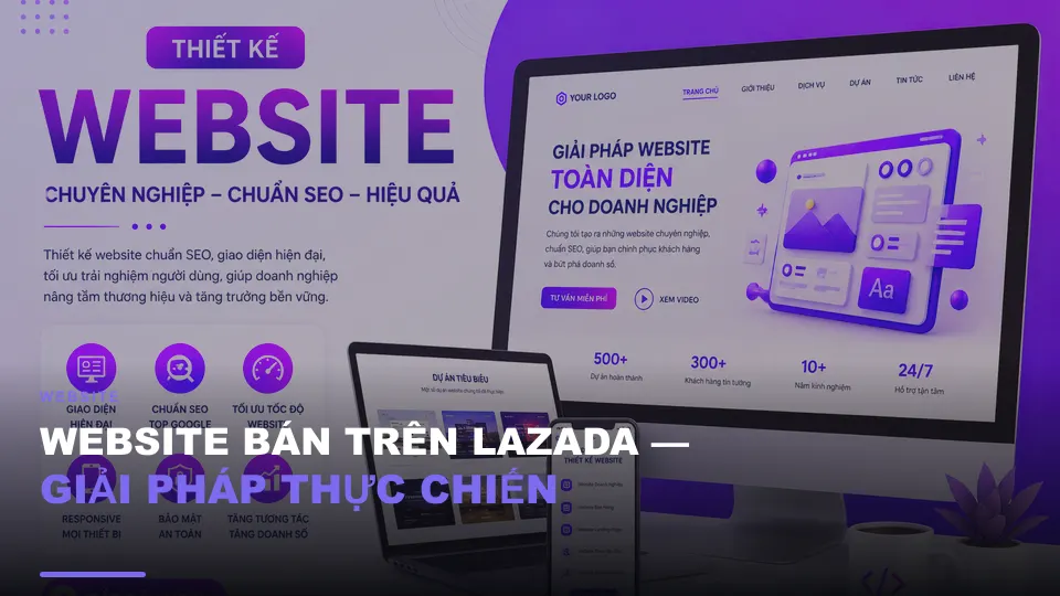 Website bán trên lazada — giải pháp thực chiến