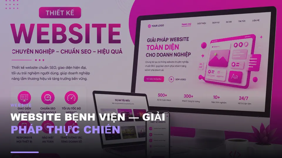 Website bệnh viện — giải pháp thực chiến