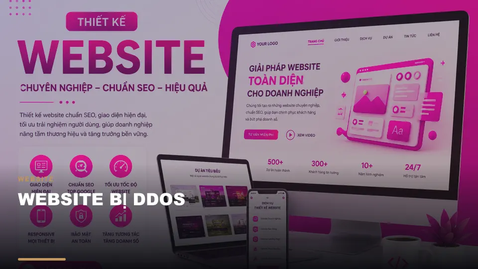 Website bị ddos