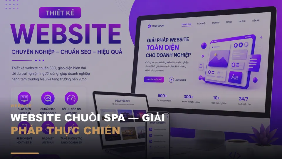 Website chuỗi spa — giải pháp thực chiến